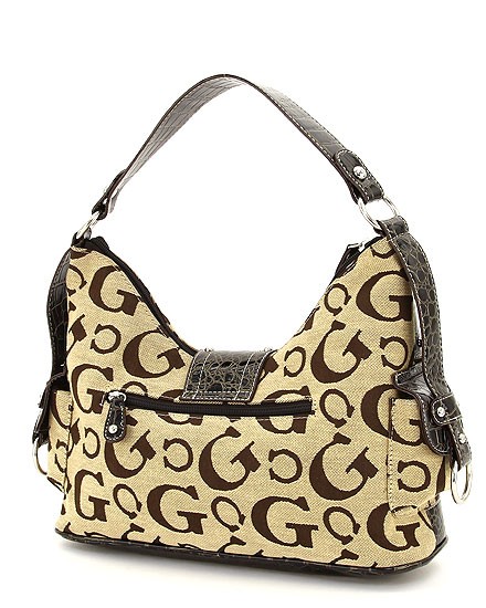 SIGNATURE JACQUARD TAN/BROWN BACK VIEW