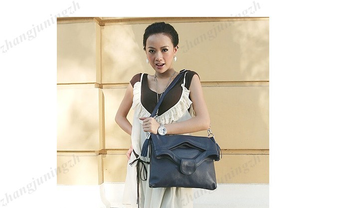 Real Genuine Leather Purse Shoulder Messenger Hand Bag Large Tote Hobo Tassel