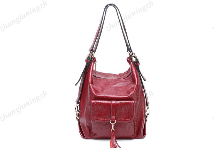 Genuine Leather Backpack Purse Shoulder Messenger Sling Hand Bag Hobo 3Way Women