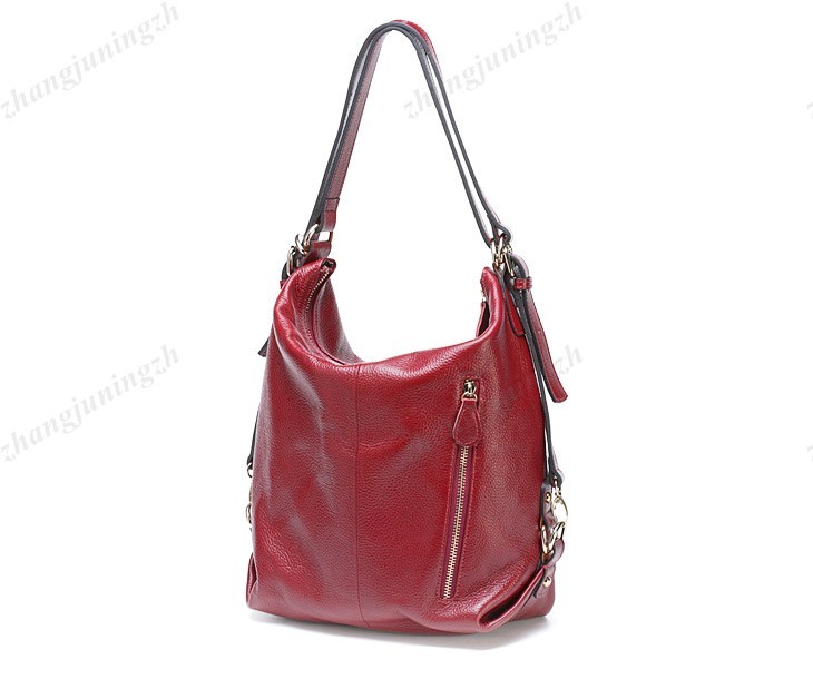 Genuine Leather Backpack Purse Shoulder Messenger Sling Hand Bag Hobo 3Way Women