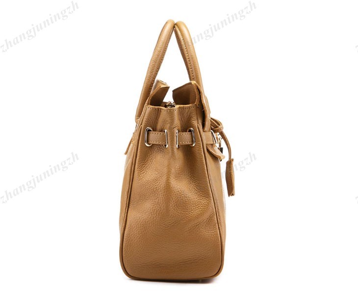 Real Genuine Leather Purse Shoulder Bag Handbag Tote Briefcase Lock Women Office