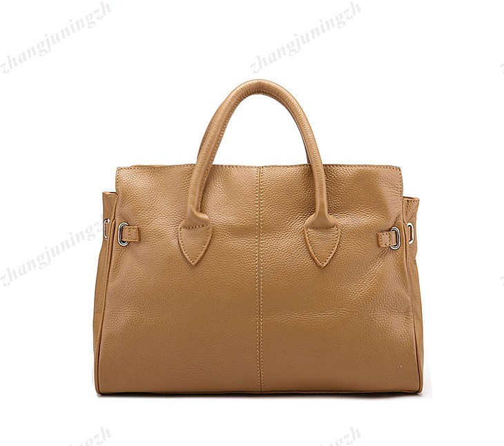 Real Genuine Leather Purse Shoulder Bag Handbag Tote Briefcase Lock Women Office