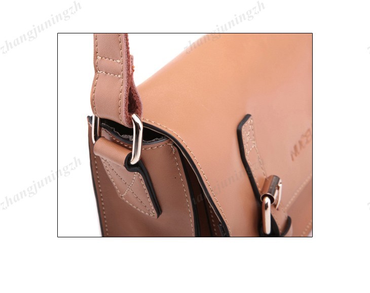 Real Genuine Leather Purse Messenger Crossbody Shoulder Bag Baguette Popular New