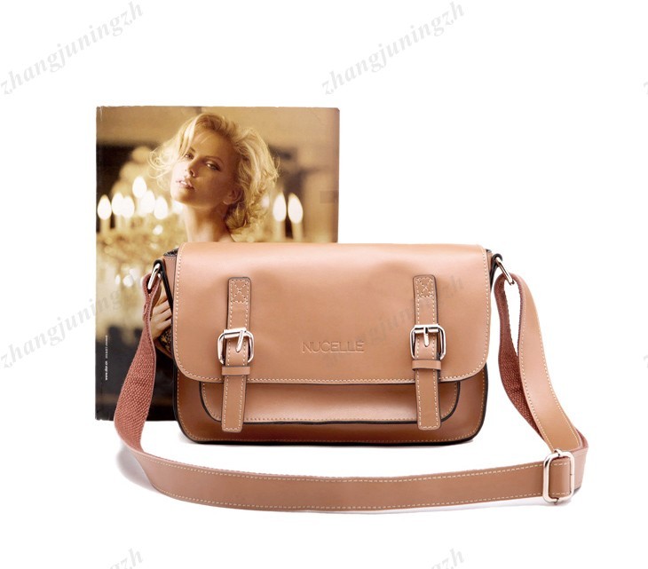 Real Genuine Leather Purse Messenger Crossbody Shoulder Bag Baguette Popular New