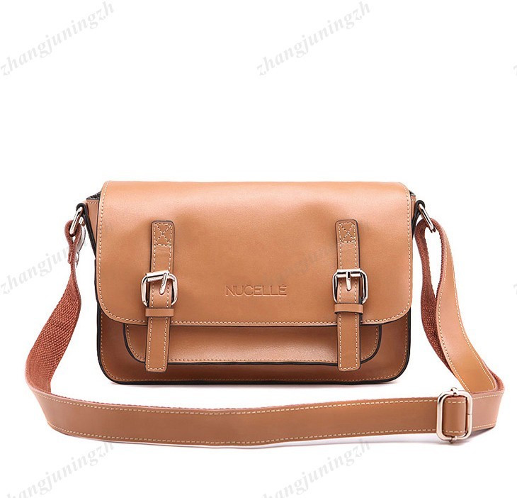 Real Genuine Leather Purse Messenger Crossbody Shoulder Bag Baguette Popular New