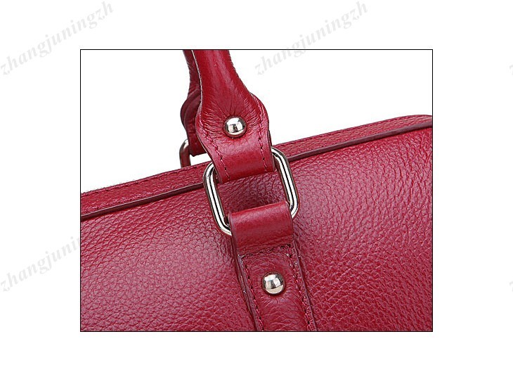 Real Genuine Leather Purse Handbag Shoulder Boston Duffel Bag Tote Travel New