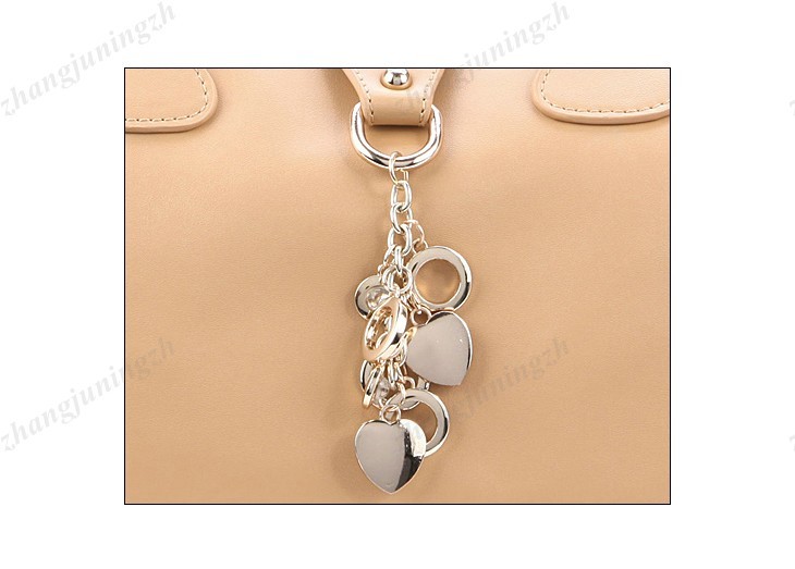 Real Genuine Leather Purse Shoulder Bag Handbag Satchel Love Heart Charm Fashion