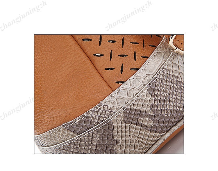 Real Genuine Leather Purse Shoulder Messenger Hand Bag Tote Chain Snakeskin New