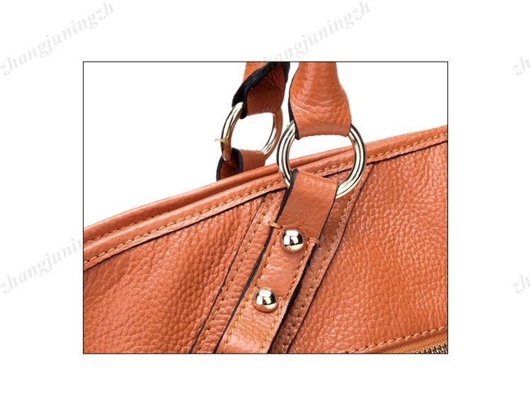 Real Genuine Leather Purse Shoulder Hand Bag Large Tote Satchel Fold Fashion New