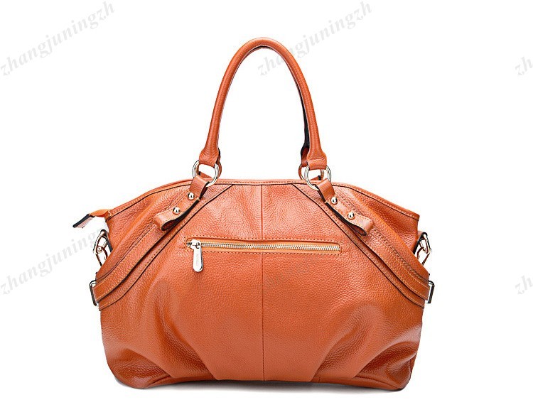 Real Genuine Leather Purse Shoulder Hand Bag Large Tote Satchel Fold Fashion New