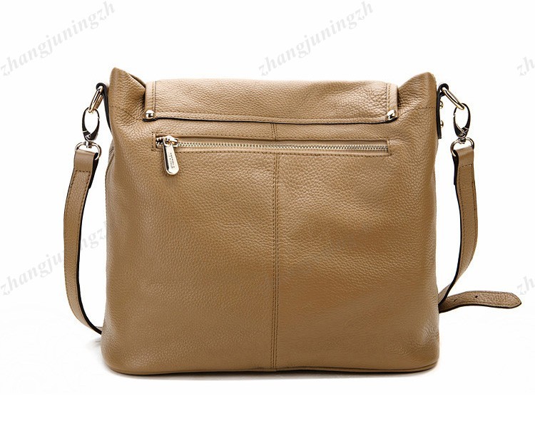 Real Genuine Leather Purse Shoulder Organizer Bag Messenger Bucket Drawstring