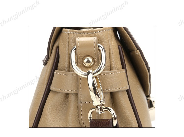 Real Genuine Leather Purse Satchel Shoulder Bag Handbag Vintage Tote Lock Women