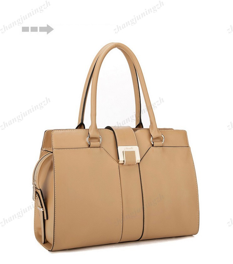 Real Genuine Leather Purse Satchel Shoulder Bag Handbag Briefcase Lock Women New