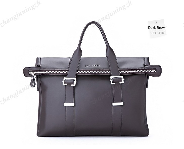 Men's Real Genuine Leather Purse Tote Shoulder Bag Handbag Satchel Briefcase Attache Large Laptop Notebook Computer