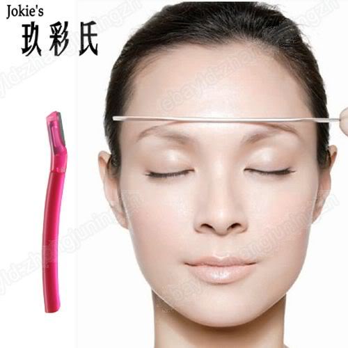 5PCS Beauty Eyebrow Knife Tool Streamline Round Handle Eyebrow Shaper Razor New