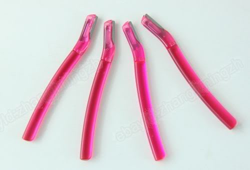 5PCS Beauty Eyebrow Knife Tool Streamline Round Handle Eyebrow Shaper Razor New