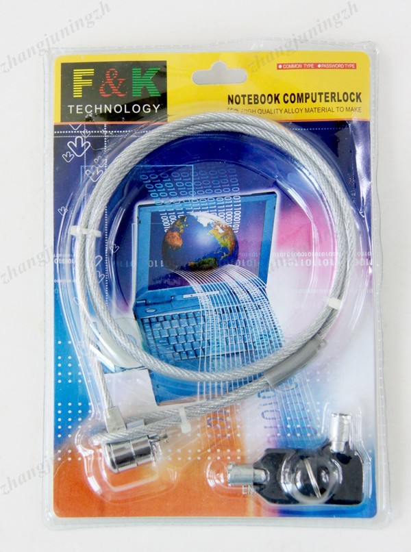 Notebook Laptop Computer Stainless Steel Security Chain Lock Cable