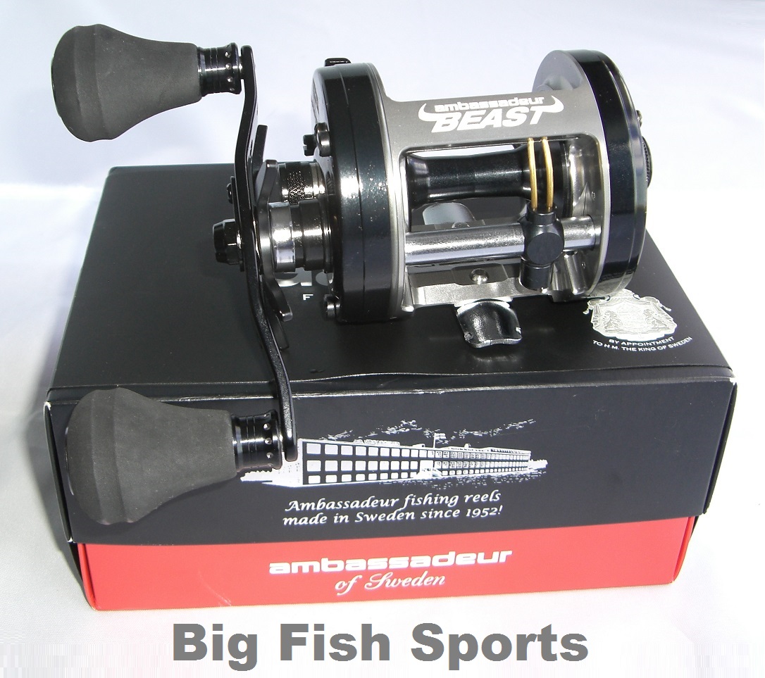 ABU GARCIA AMBASSADEUR BEAST ROUND REEL AMB 6500 BEAST NEW MADE IN