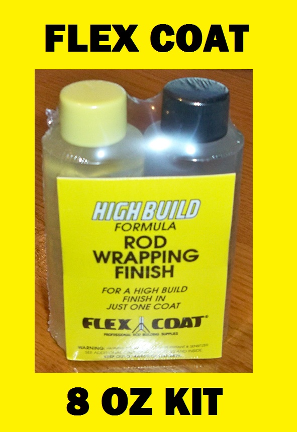 FLEX COAT 8 OZ Rod Finish Kit High Build NEW! F8 FREE USA SHIPPING! eBay