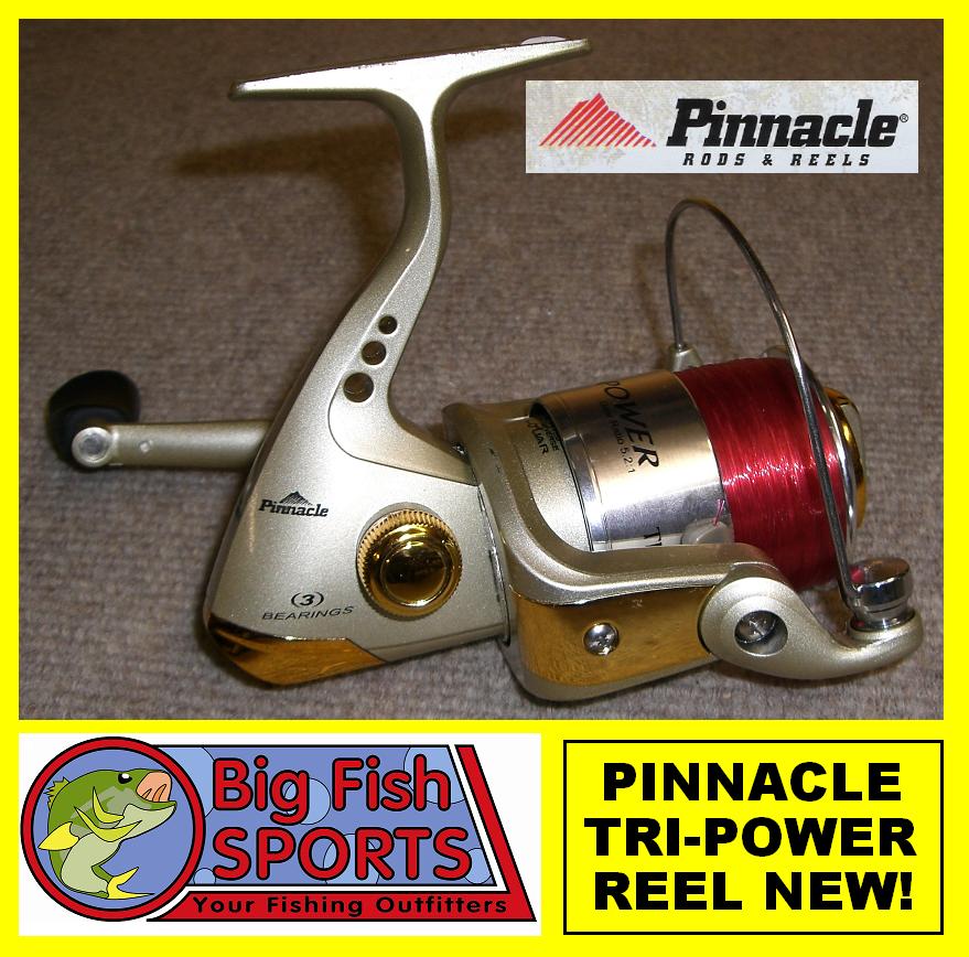 PINNACLE TRIPOWER Spinning Fishing Reel NEW TP70B FREE USA SHIPPING