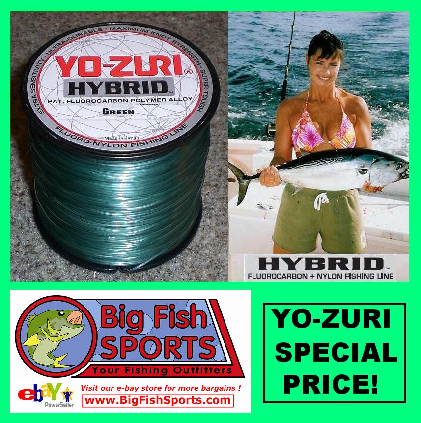 YOZURI HYBRID Fluorocarbon Fishing Line 600yd ANY SIZE eBay