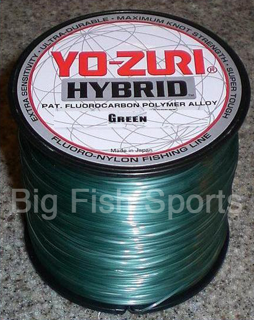 YOZURI HYBRID Fluorocarbon Fishing Line 600yd GREEN COLOR NEW! PICK