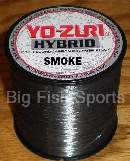 YOZURI HYBRID Fluorocarbon Fishing Line 600yd SMOKE COLOR NEW! PICK