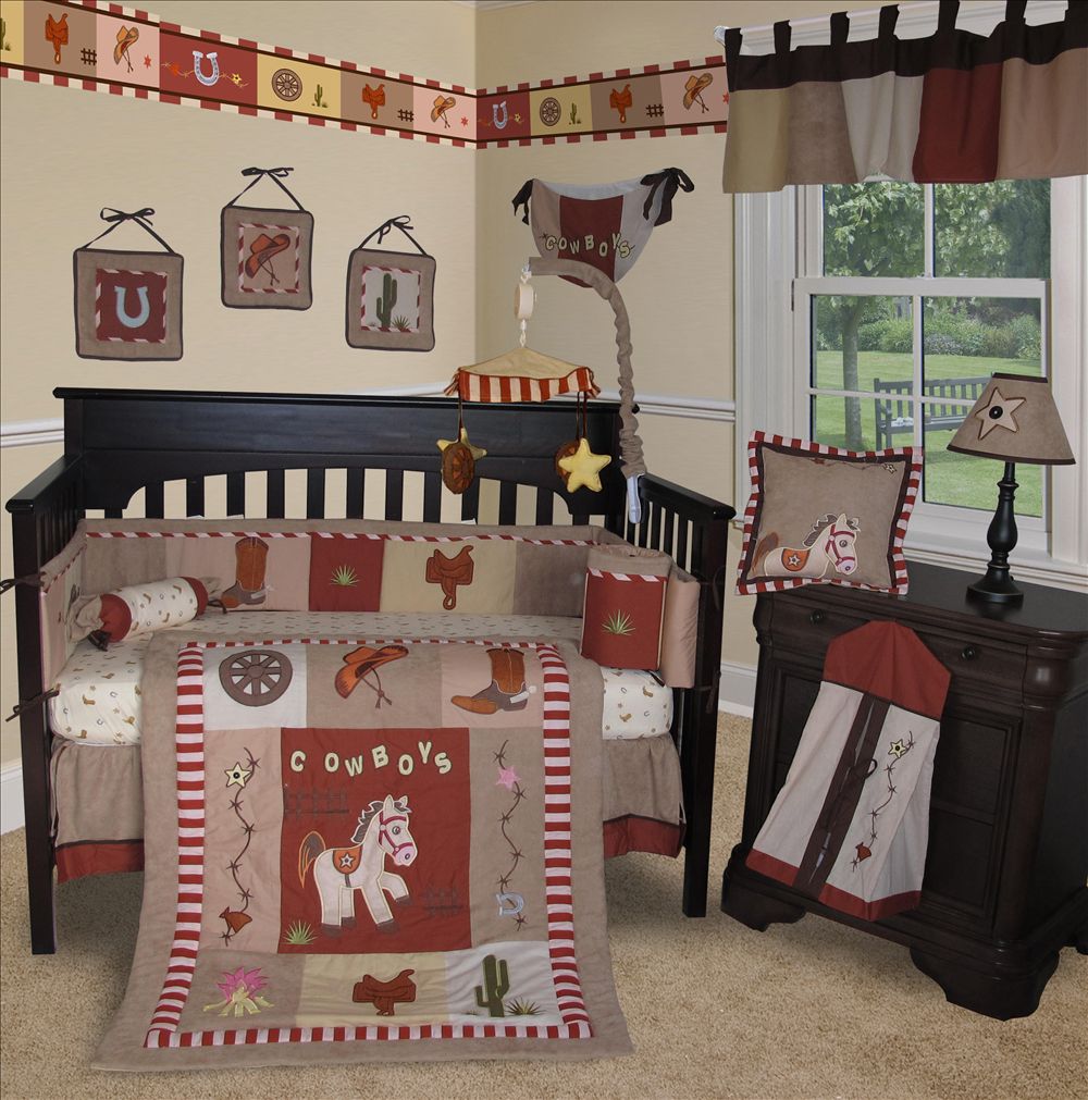 cow print baby bedding