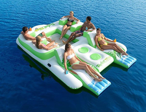 huge inflatable pool floats