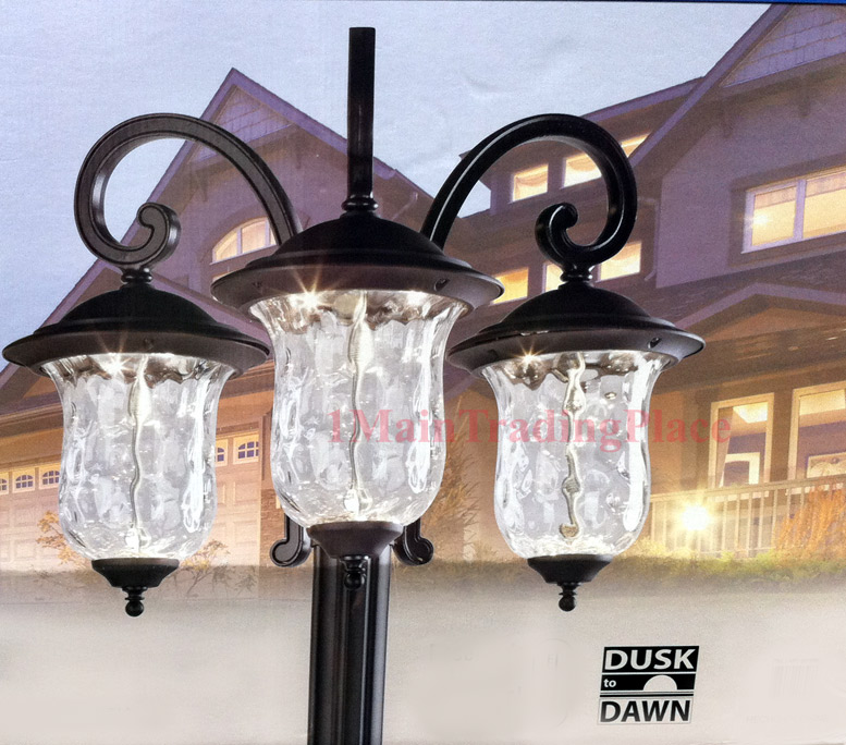 Innova Lighting 3 Light Outdoor Led Lamp Post Lantern - theabstractplans