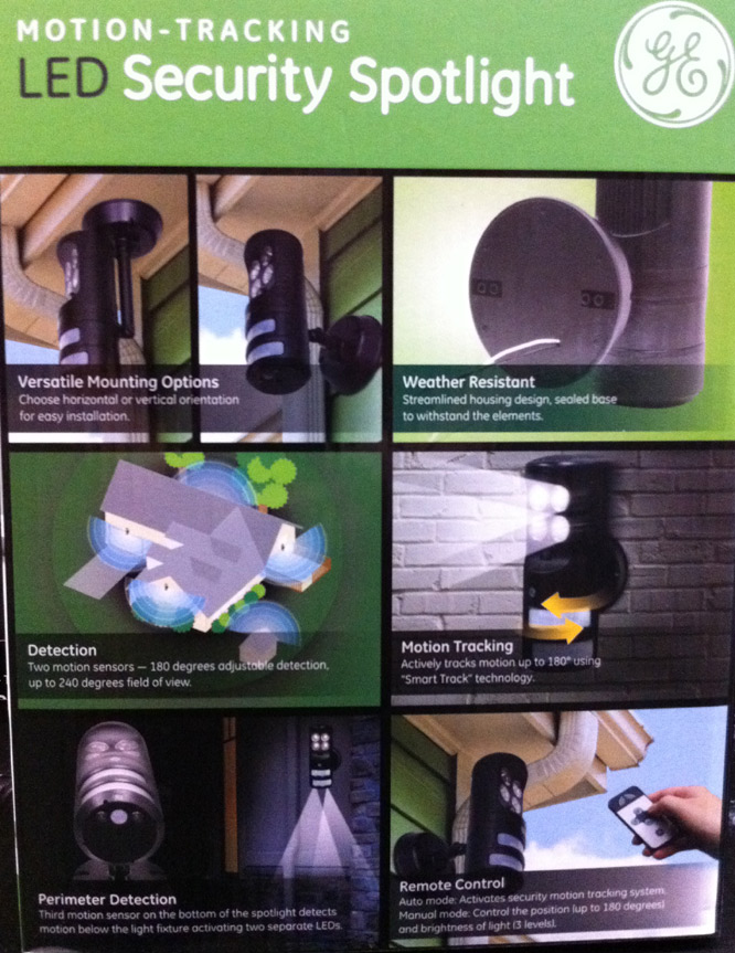 ge led security spotlight