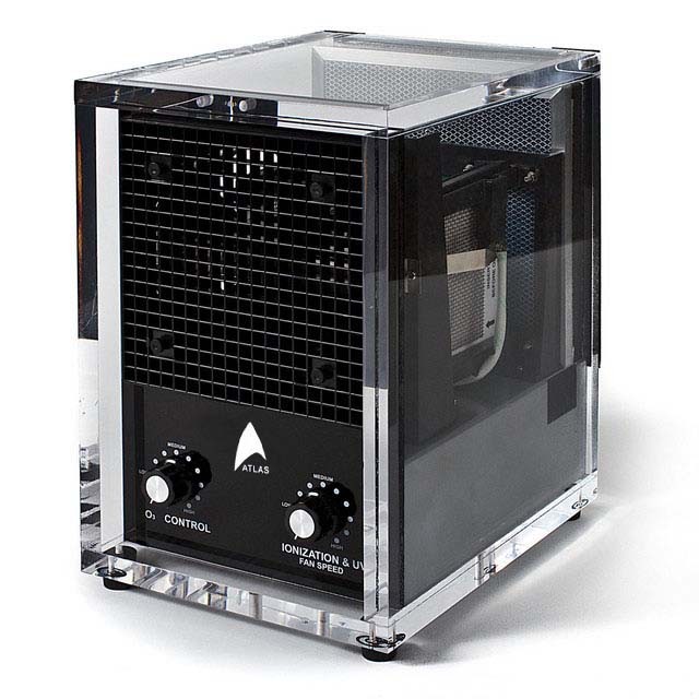 Acrylic Air Purifier Ozone HEPA Ionizer UV