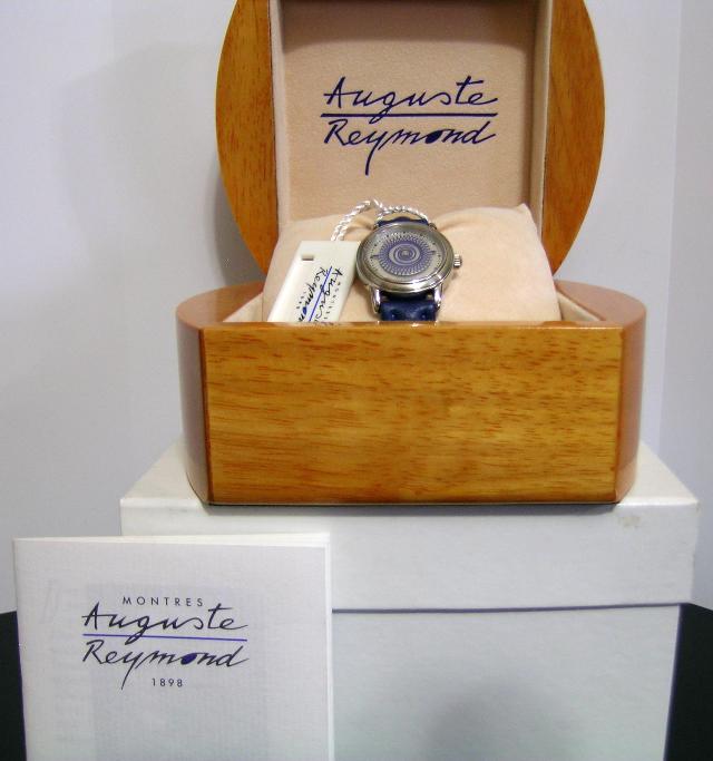 NEW LADIES AUGUSTE REYMOND FUSION BLUE DIAL WATCH