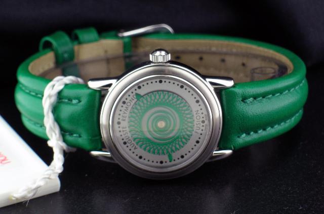 NEW LADIES AUGUSTE REYMOND FUSION GREEN DIAL WATCH