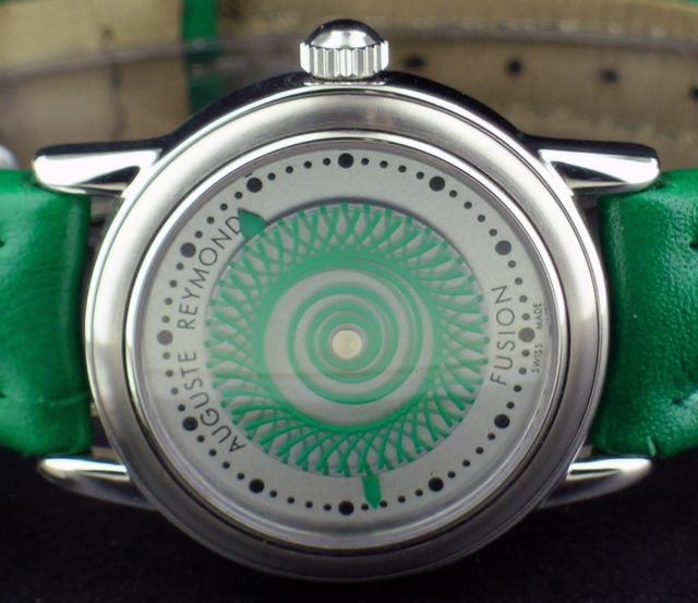 NEW LADIES AUGUSTE REYMOND FUSION GREEN DIAL WATCH