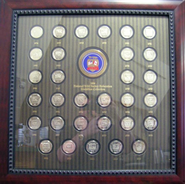 NWTF 1976-2006 FRAMED COIN COLLECTION COMMERATIVE SET