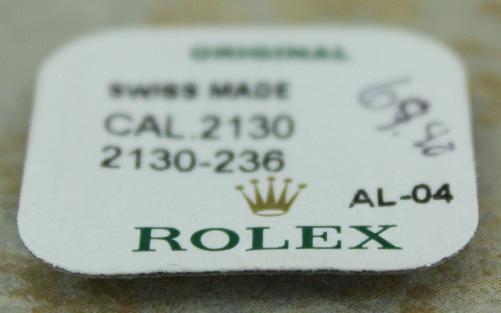 NEW ROLEX PART 2130 MOVEMENT 2130-236 WINDING COVER