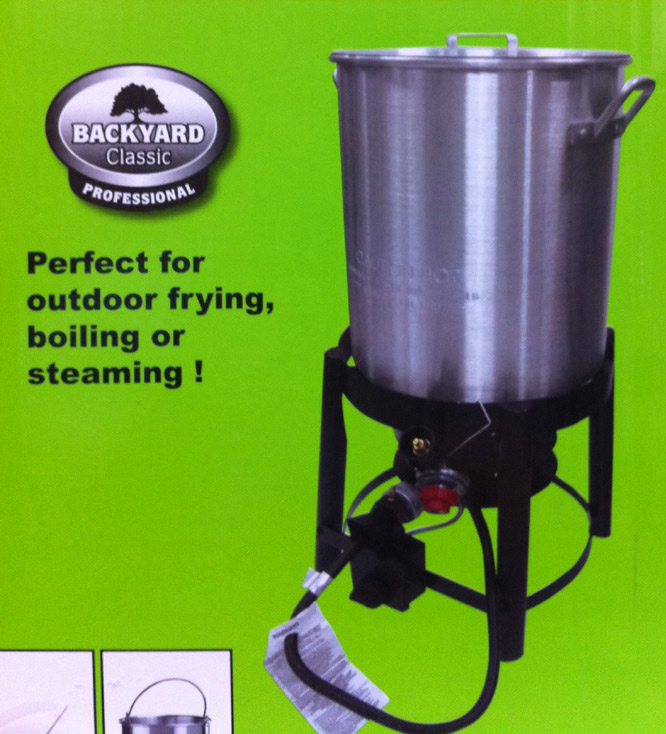 NEW 36 Quart Outdoor TURKEY FRYER Deep Steamer & Food Boiler Pot Stand
