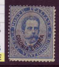 ITALY - ERITREA - n. 6 - MH* - cv 2000$