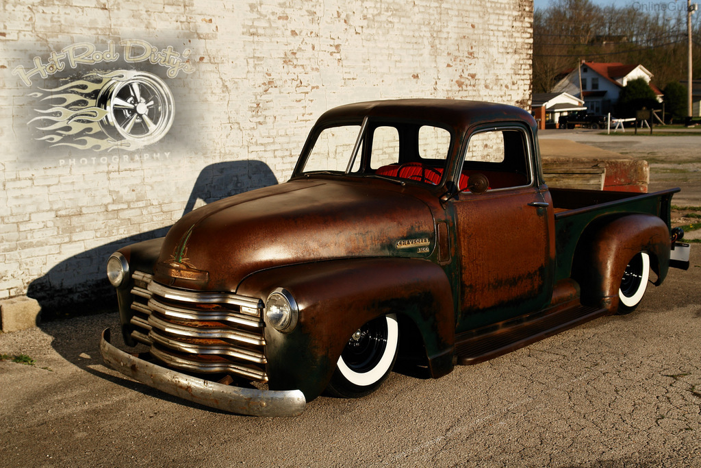 1950 Slammed Patina Chevrolet 3100, V8 and 4Speed The H.A.M.B.