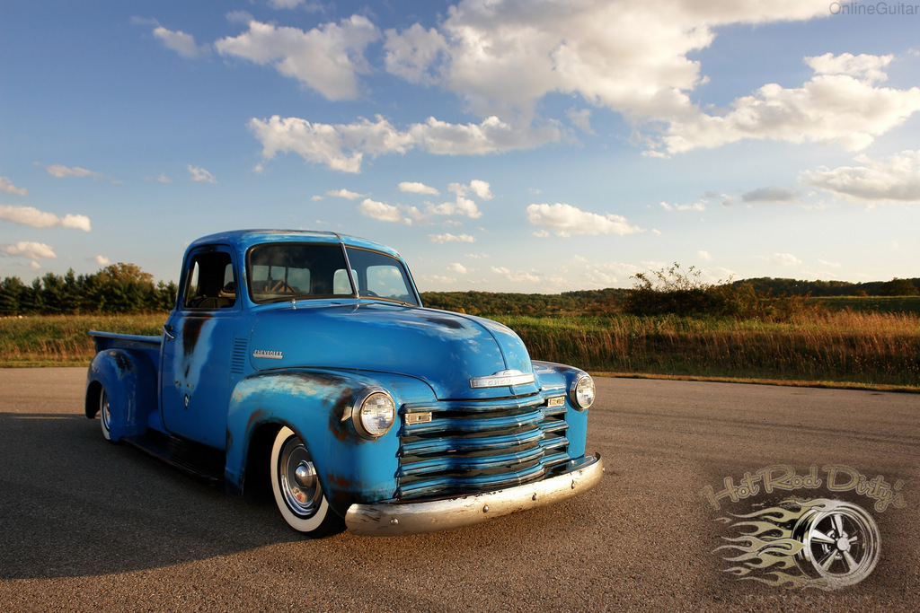 Slammed 1951 Chevy 3100 Short Bed Pickup, V8 And Patina | The H.A.M.B.