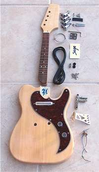 ~SAGA 4-STRING SOLID BODY ELECTRIC MANDOLIN BUILDER KIT