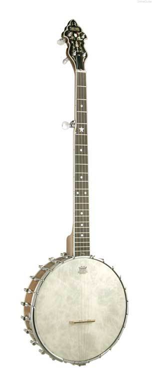 RECORDING KING RB-O24 CALIFORNIA DELUXE OPEN BACK BANJO