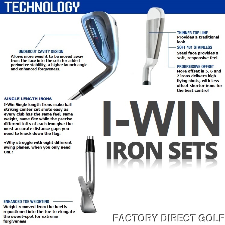 MENS SINGLE LENGTH CUSTOM IRONS GRAPHITE/STEELTALL 38" SHORT 36.5