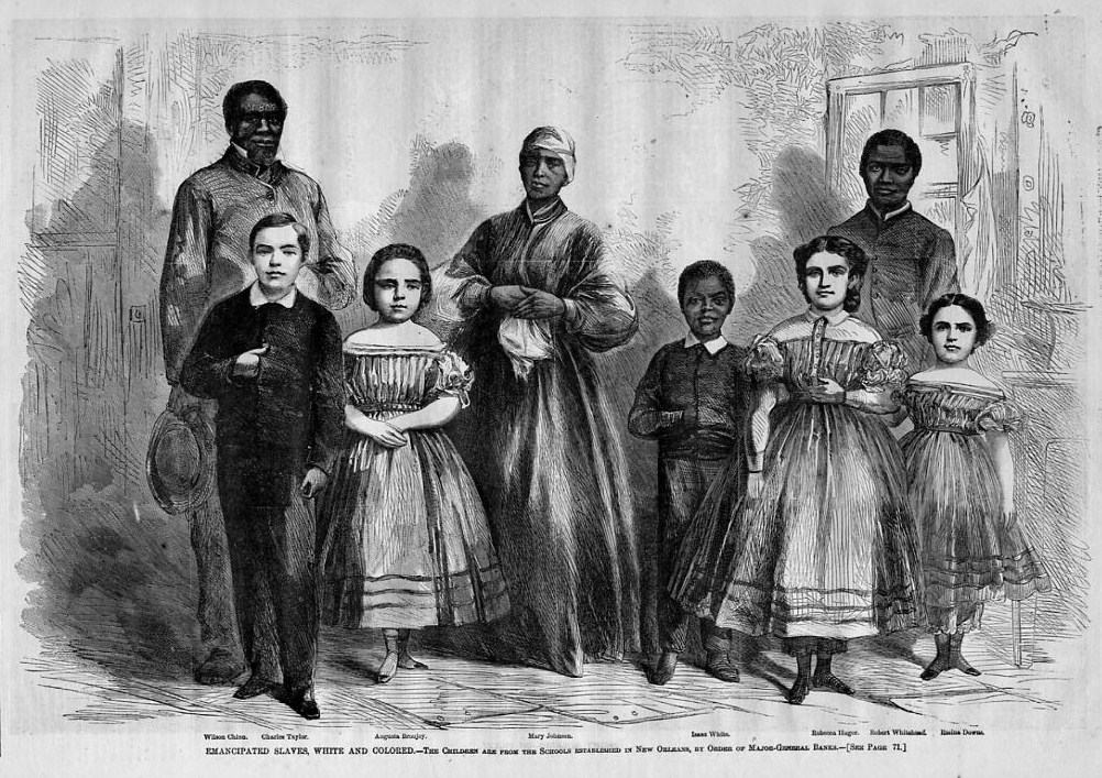 EMANCIPATED SLAVES, WHITE, COLORED NEW ORLEANS ANCESTRY eBay