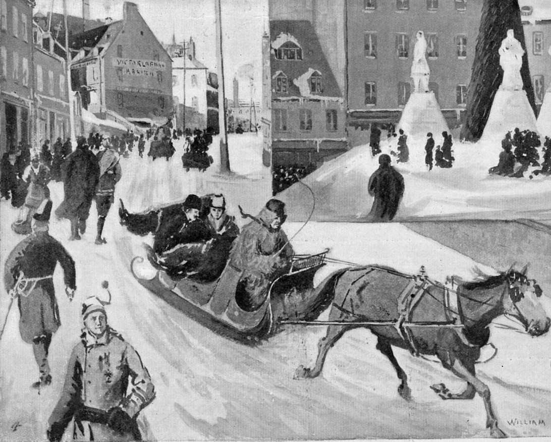 QUEBEC WINTER CARNIVAL, ICE PALACE, CANOE RACE, HISTORY