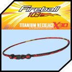 Phiten Fireball Necklace X30