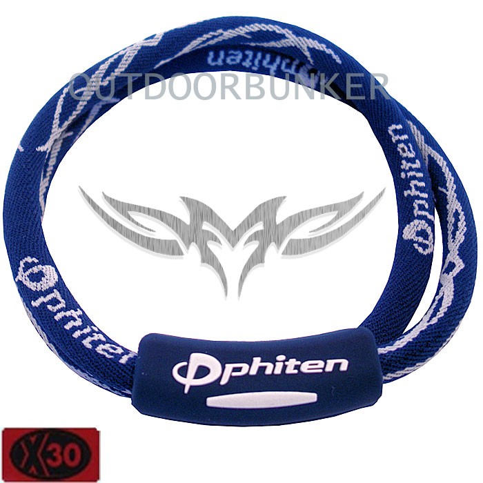 NEW PHITEN TITANIUM X30 NAVY BLUE 18" TRIBAL NECKLACE eBay