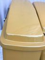 Yellow Pearl stretched saddlebags with hardware 4 