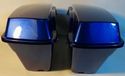 COBALT BLUE Harley HD Touring Hard Saddle bags Sad